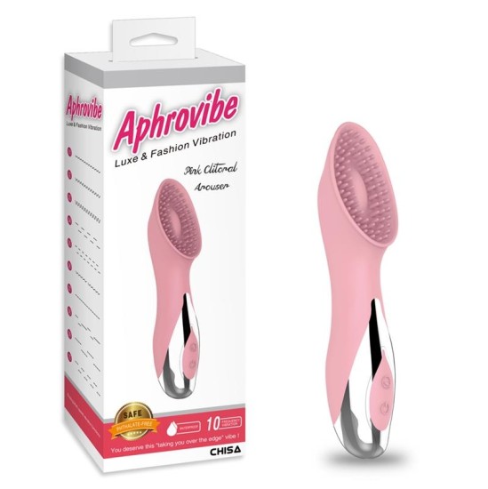 Chisa Clitoral Arouser Aphrovibe Silicone Pink