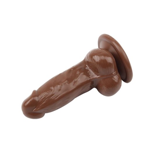 Chisa Dildo Jumbo Jack 6 Vibrating Dildo-Brown