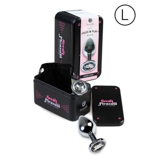 Secret Play Tagumiku pistiku suurus L Selge