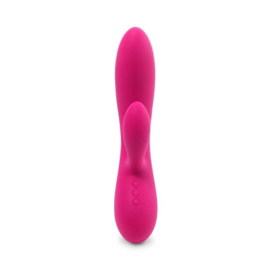 Feelztoys Lea Rabbit vibrators rubīna sarkans (mirdzošs)