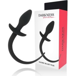 Darkness Anal TUMŠUMS - ANĀLAIS SPRIEĶIS 28 CM MELNS SILIKONS