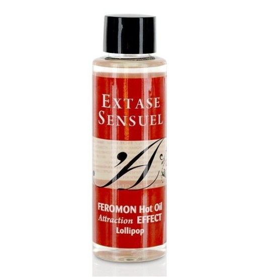 Extase Sensual EXTASE SENSUEL FEROMON HOT OIL ATRACTION EFFECT LOLLIPOP 100ml