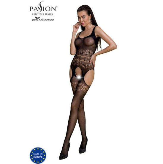 Passion Woman Bodystockings KIRG - ECO KOLLEKTSIOON BODYSTOCKING ECO BS005 MUST