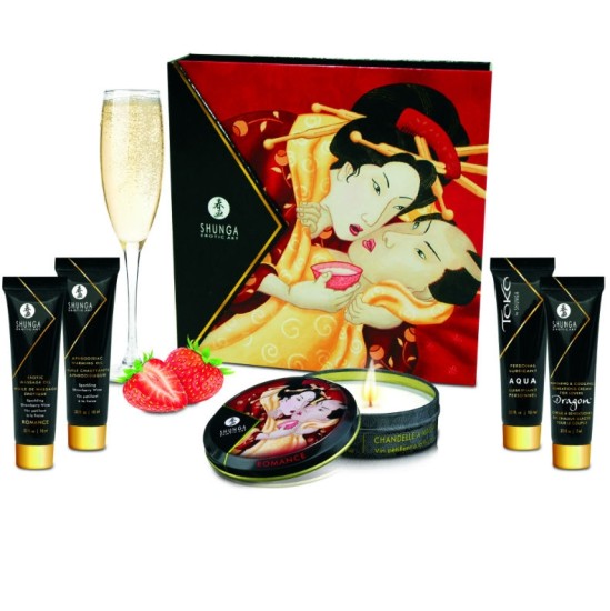 Shunga Kits ИГРИСТОЕ КЛУБНИЧНОЕ ВИНО GEISHA'S SECRETS