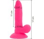 Diversia LANKSUS VIBRACINĖ Dildo 17 CM - ROZINĖ