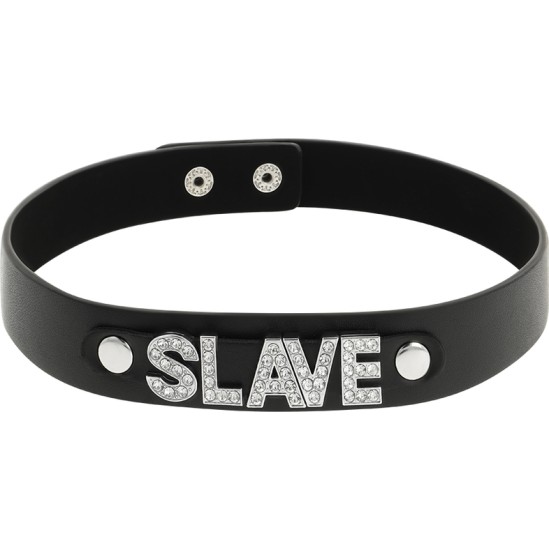 Coquette Accessories COQUETTE CHIC DESIRE - SLAVE VEGAN LEATHER CHOKER