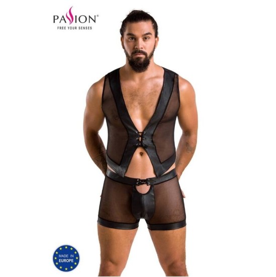 Passion Men PASSION - 053 KOMPLEKT WILLIAM melns S/M