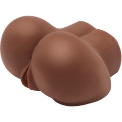 ACT BIG ASS REALISTIC MASTURBATOR WITH BROWN VIBRATOR