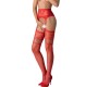 Passion Woman Garter & Stock PASSION - S030 STRIP PANTY RED ONE SIZE