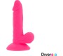 Diversia PAINDLIK VIBRATSEERIV Dildo 17 CM - ROOSA