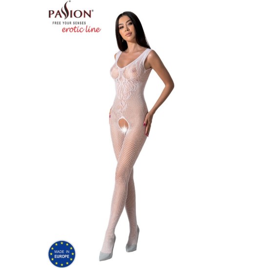 Passion Woman Bodystockings PASSION - BS098 WHITE BODYSTOCKING VIENS IZMĒRS