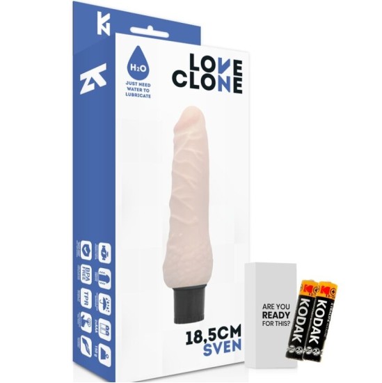 Loveclone SVEN SELF LUBRICATION Dildo FLESH 18.5M