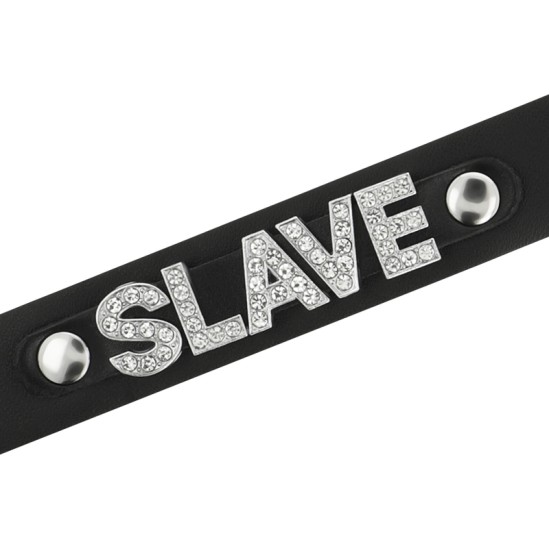 Coquette Accessories COQUETTE CHIC DESIRE - SLAVE VEGAN LEATHER CHOKER