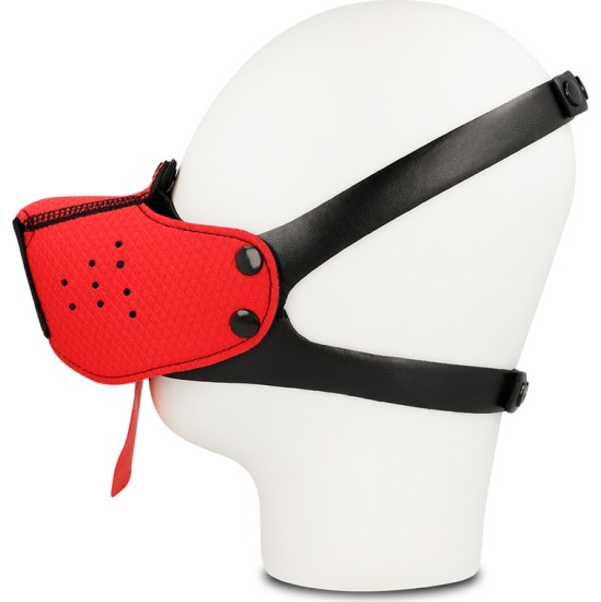 Ohmama Fetish DOG MUZZLE - RED