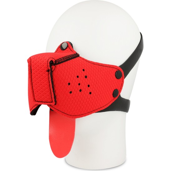 Ohmama Fetish DOG MUZZLE - RED