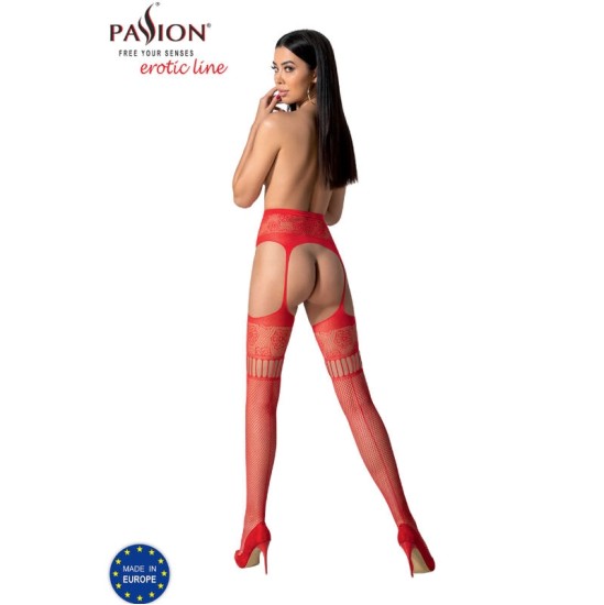 Passion Woman Garter & Stock PASSION - S030 STRIP PANTY RED ONE SIZE