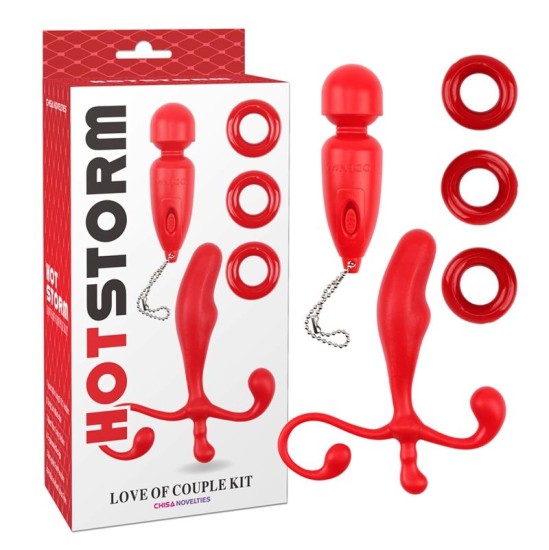 Chisa Kit Anal Wave Probe Red