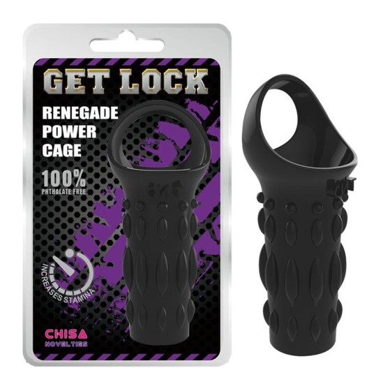 Chisa Penis Sleeve 11.5 cm Black