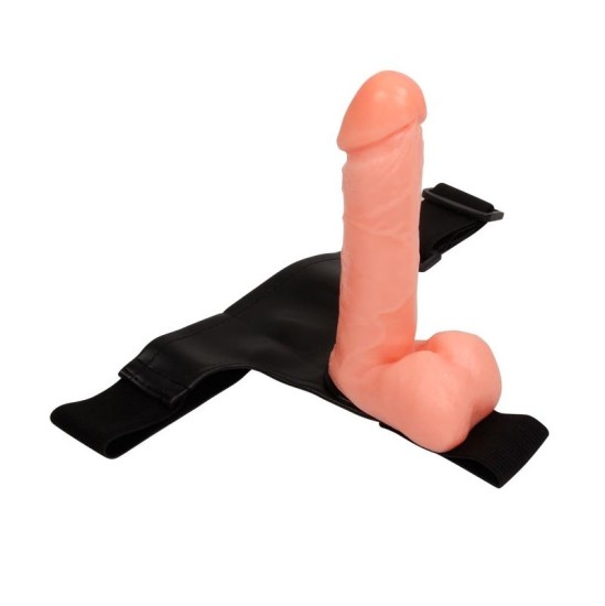 Baile Strap-On ar dildo un sēkliniekiem 17,5 cm