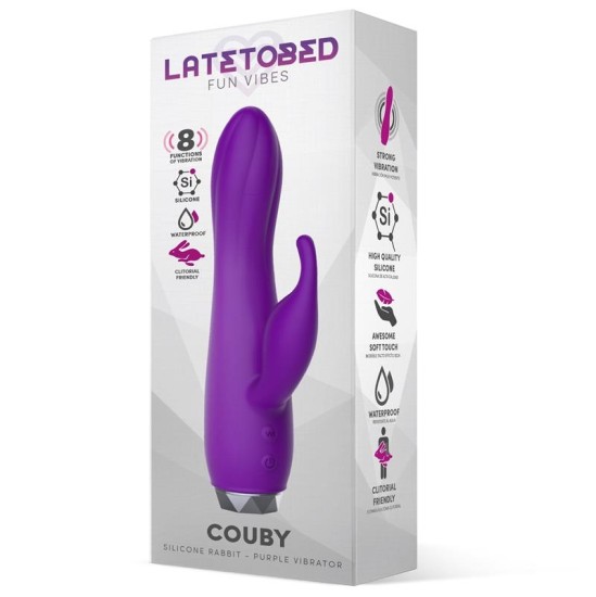 Latetobed Couby silikona truša violets vibrators