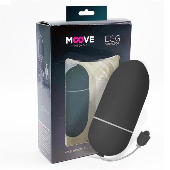 Moove Vibrating Egg 10 Functions Black