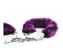 Lovetoy Furry Metal Handcuffs Purple