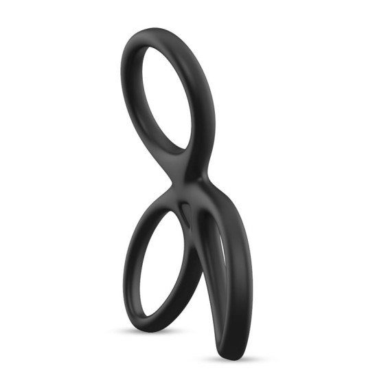 Beast Rings Triple Penis and Testicles Ring Liquid Silicone