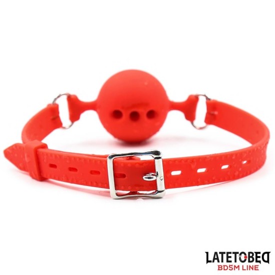 Latetobed Bdsm Line Hingav Silicone Ball Gag S - 4 cm