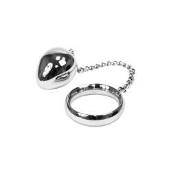 Bondage Play Donut ring with anal egg-? 45 MM