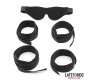 Latetobed Bdsm Line Restraint 3 Pieces Set Blindfold, Anklecuffs and Wristcuffs Adjustable