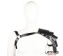 Latetobed Bdsm Line Chest Harness with Shoulder Protector