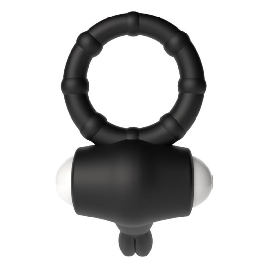 Lovetoy Vibrējošs Cockring Power Clit Black
