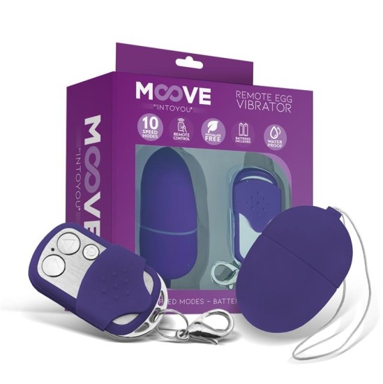 Moove Vibreeriv muna puldiga Mini Purple