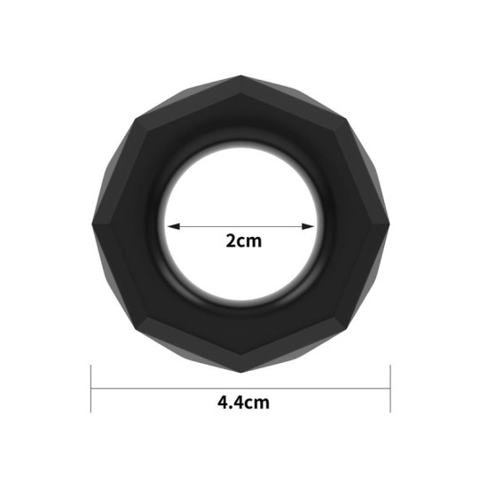 Lovetoy Penis Ring Power Plus Black