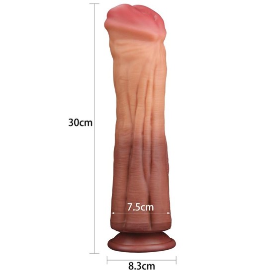 Lovetoy Dildo Nature 12 Dual Layer