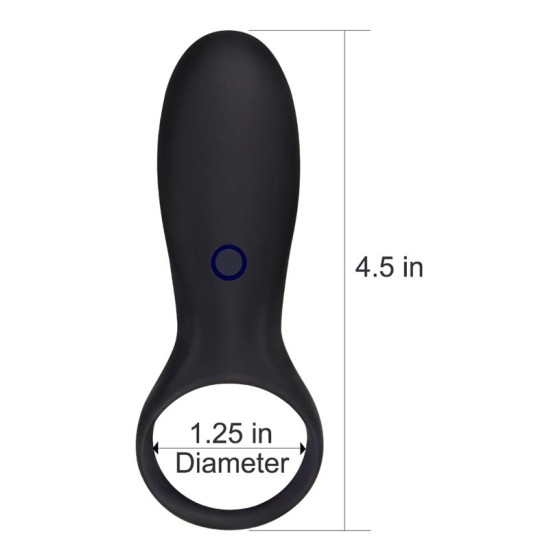 Lovetoy Penis Ring iJoy Stamina Ring USB Black