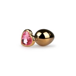 Easytoys Metal Anal Plug No. 7 - Gold / Pink