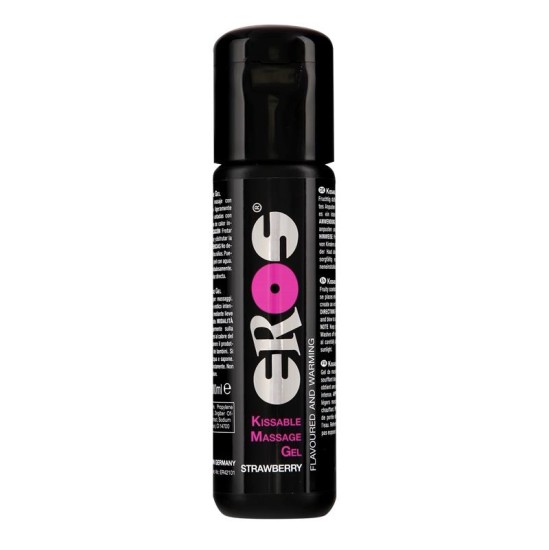 Eros Kissable Massage Gel zemeņu aromāts 100 ml