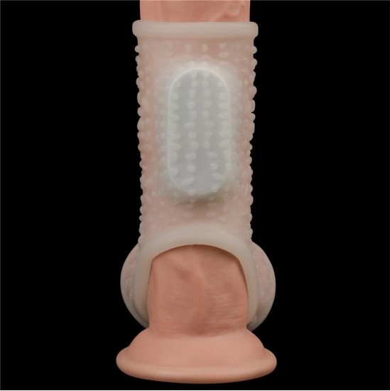 Lovetoy Peenise ja munandite varrukas vibratsiooniga Drip Knights