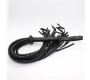 Latetobed Bdsm Line Punutud Flogger 75 cm Must