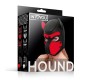 Intoyou Bdsm Line Hound Dog Hound with Removable Muzzle Neoprene Black/Red One Size