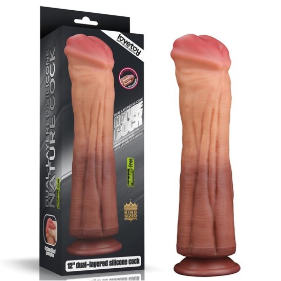 Lovetoy Dildo Nature 12 Dual Layer