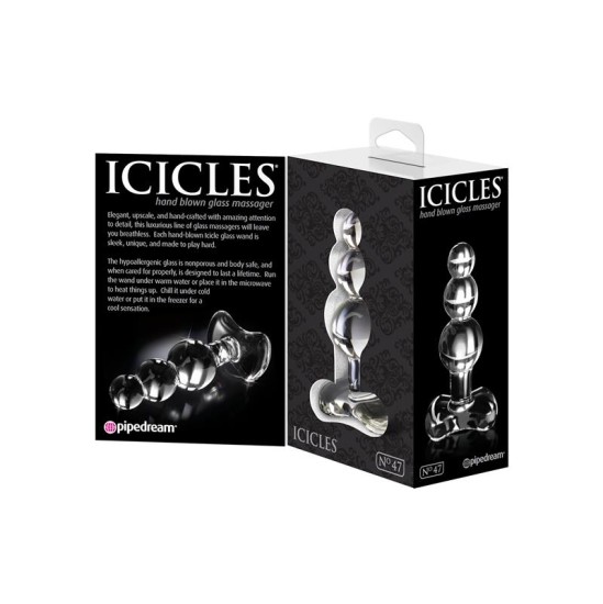 Icicles NUMURS 47 ROKU PŪTAS STIKLA MASIĀRIS