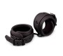 Intoyou Black Shadow Ankle Cuffs Vegan Leather