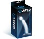 Glazed Lenkta dildo krištolinė medžiaga 16 cm