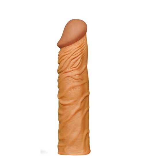 Lovetoy Penis Sleeve Add 2 Pleasure X Tender Brown