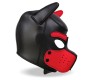 Intoyou Bdsm Line Hound Dog Hound with Removable Muzzle Neoprene Black/Red One Size