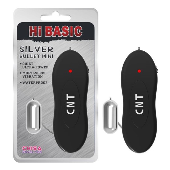 Chisa Vibrating Bullet 4.1 x 1 cm Black