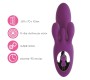 Feelztoys TriVibe G-punkta vibrators ar klitora un kaunuma lūpu stimulāciju purpl