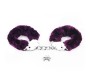 Lovetoy Furry Metal Handcuffs Purple